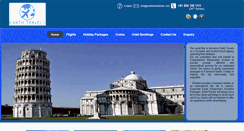 Desktop Screenshot of earthtravelsindia.com